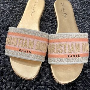 Dior! Fabulous Dior sandals! Just cleaning out my closet!